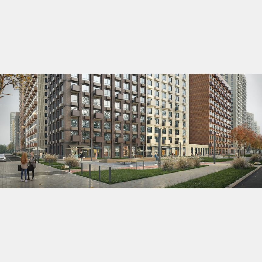 2-к. квартира, 61,6 м², 12/24 эт.