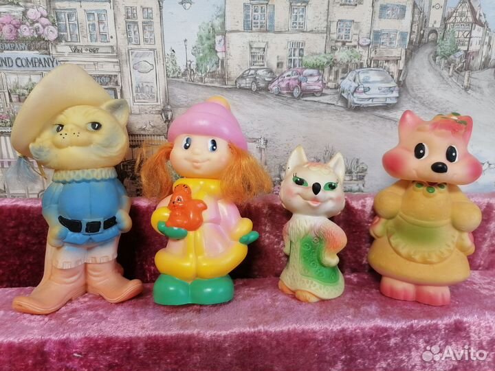 Резиновые игрушки СССР