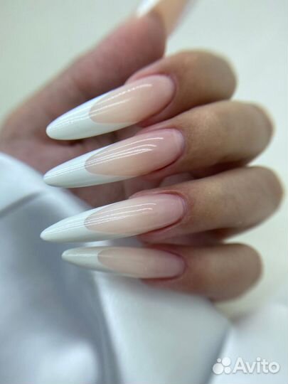 Наращивание/выкладной френч/градиент/аквариум