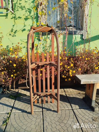 Санки деревянные