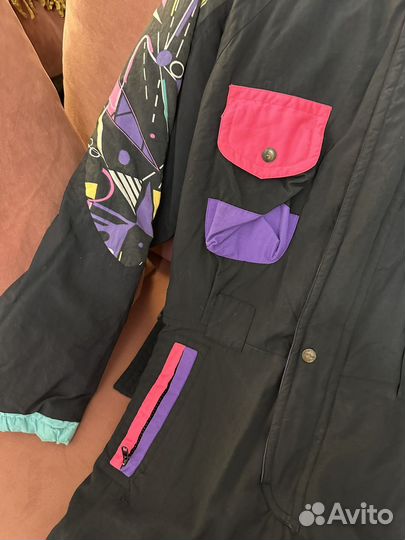 Винтажный горнолыжный комбинезон