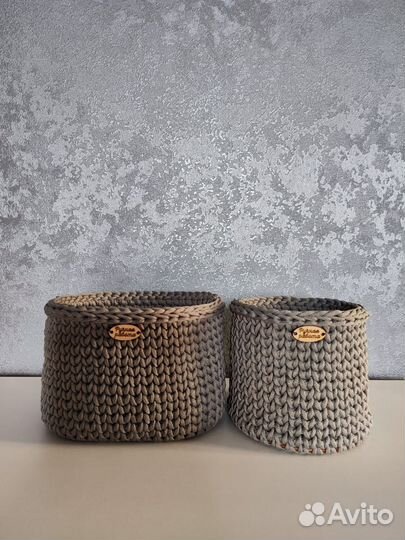 Плетеные корзинки для интерьера