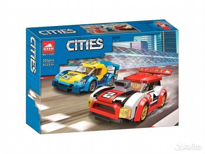 Конструктор Гоночные автомобили Cities 11527