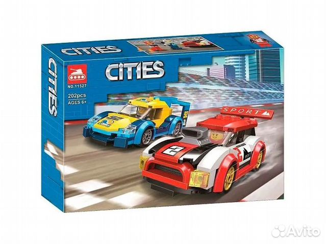Конструктор Гоночные автомобили Cities 11527
