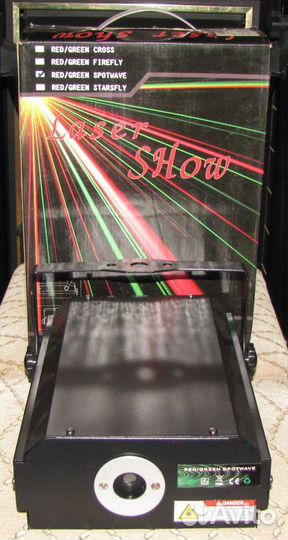 Лазер US N600 GR-140 LED светомузыка микрофон DMX