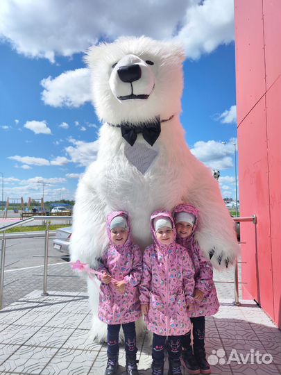 Белый медведь (мишка) на праздник