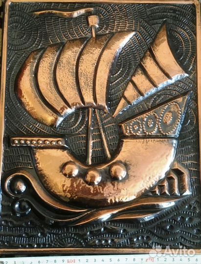 Чеканка панно СССР 