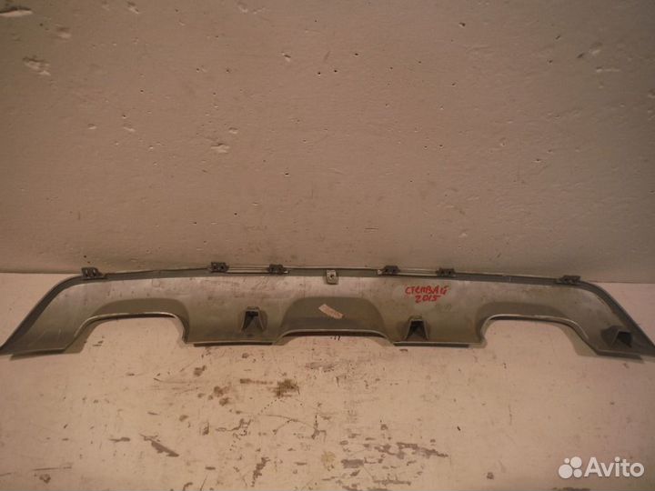 Накладка заднего бампера renault Sandero II 2014