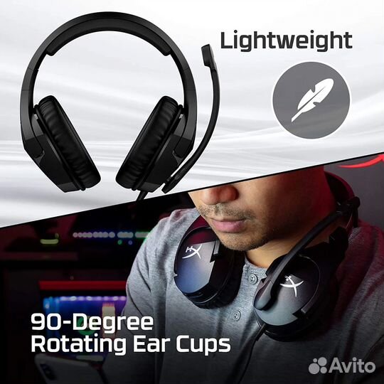 Проводная гарнитура HyperX Cloud Stinger S 7.1 чер