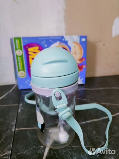 Поильник с трубочкой