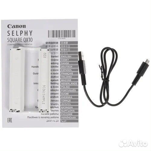 Принтер сублимационный Canon Selphy square QX10, ц