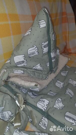 Конверт зимний на выписку и первую зиму