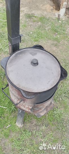 Чугунный казан 10 литров
