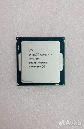 Процессор intel core i7 7700