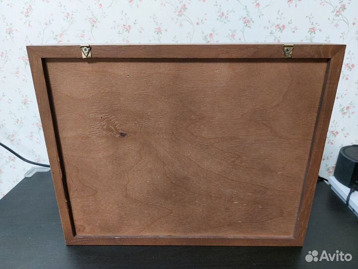 Деревянная ключница панно настенная