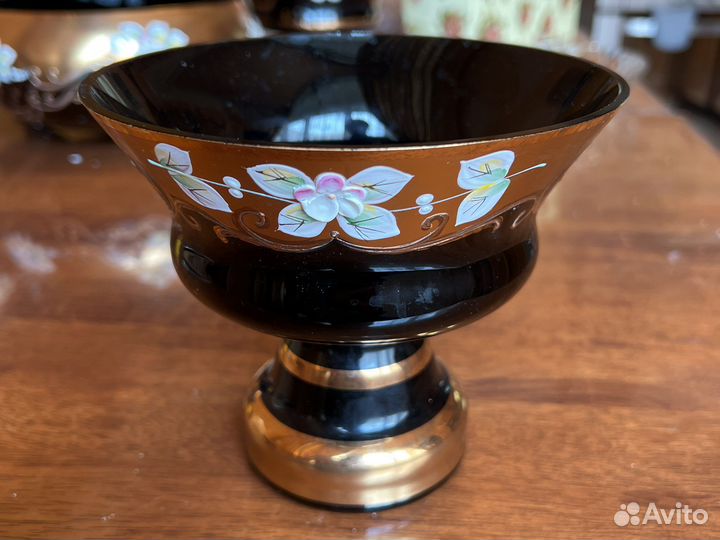 Ваза. Конфетница Bohemia 15 см