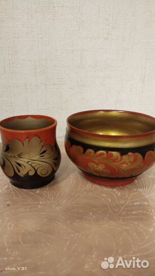 Чашка и ваза