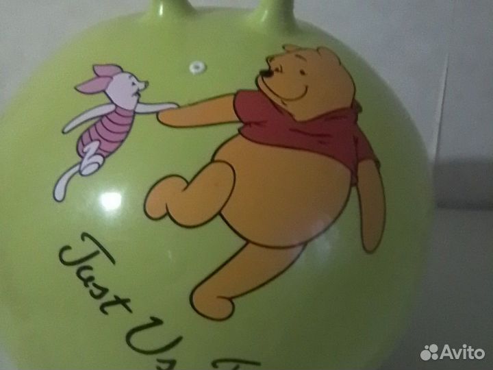 Мяч-прыгун с рожками детский