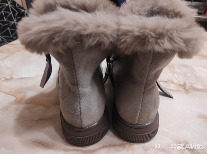 Зимние ботинки размер 37