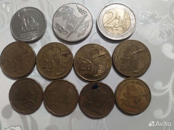 Монеты разные