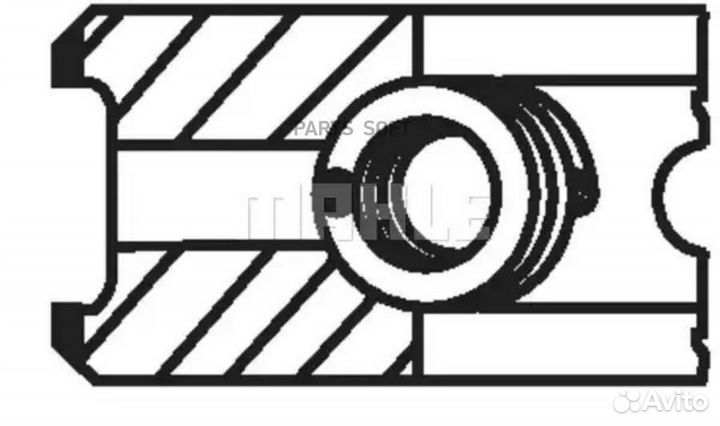 Mahle 03811N0 038 11 N0 кольца поршневые d144 4x3