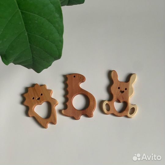 Прорезыватель/грызунок деревянный игрушка