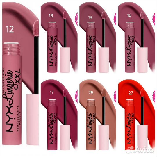 Жидкая матовая помада NYX Lingerie XXL