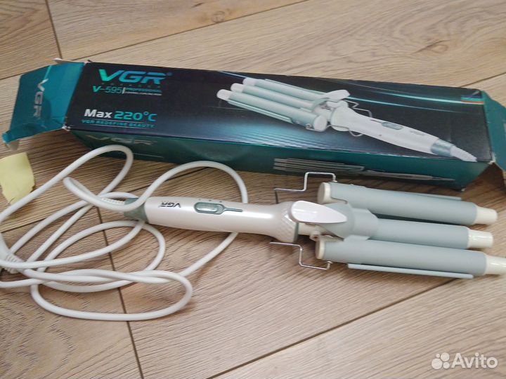 Плойка тройная для волос