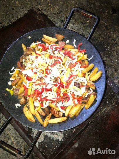 Садж, сковорода из диска борона