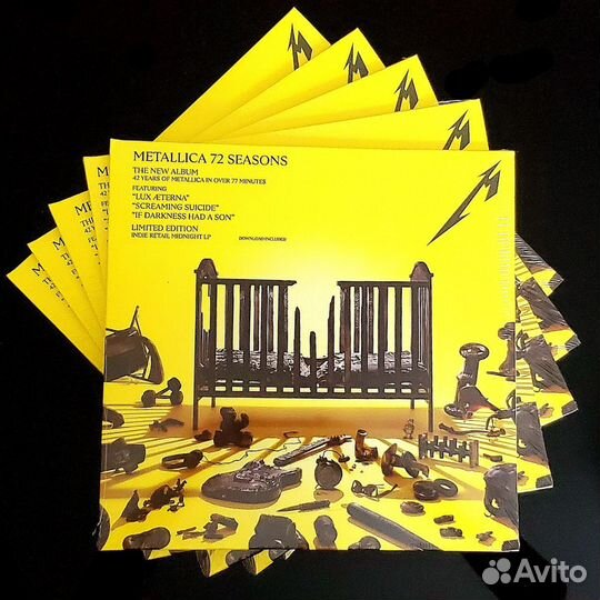 Metallica - 72 seasons 2LP (новый, чёрн/фиолет)