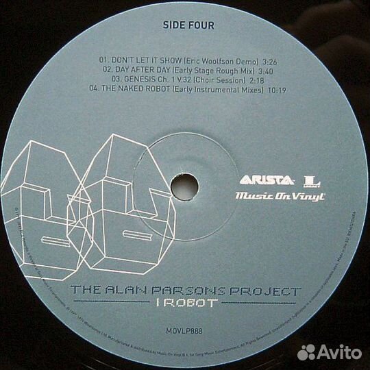 Виниловая пластинка Alan Parsons Project — I robot