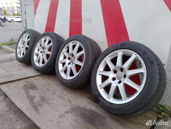 Колеса оригинал Audi 5x112 диски литые R17 225 50