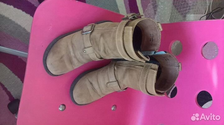 Осенние сапоги для девочки р.27 по стельке 16.5 см