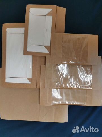 Крафт пакеты, коробки