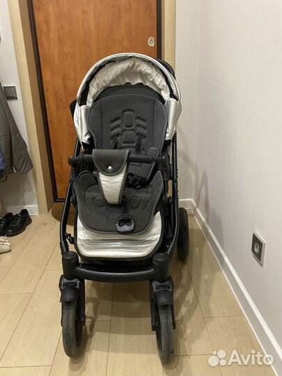 Детская коляска 3 в 1 Camarelo Zeo экокожа