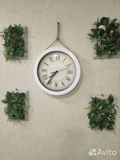 Декор. Картины из зелени. Комплект из 4-х шт