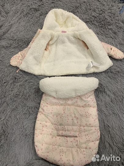 Зимний комплект для девочки 6-12 месяцев