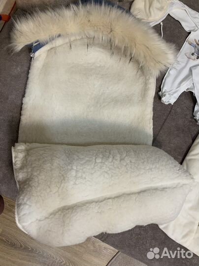 Конверт на выписку, Комплект зимний на мальчика