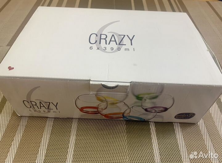 Стаканы для виски Bohemia Crystal Crazy 390 мл