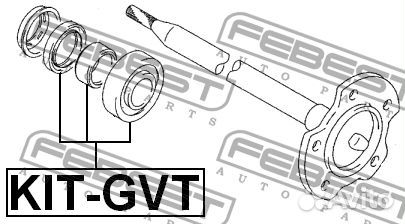 Подшипники задн полуоси комплект suzuki grand vitara 98-06 KIT-GVT