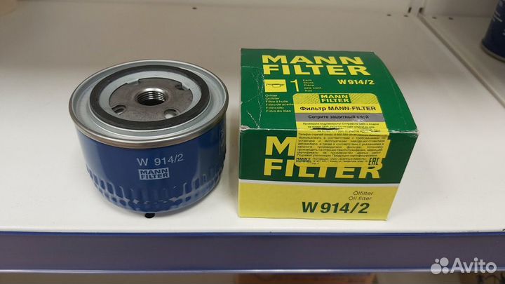 Масляный фильтр mann-filter W914/2