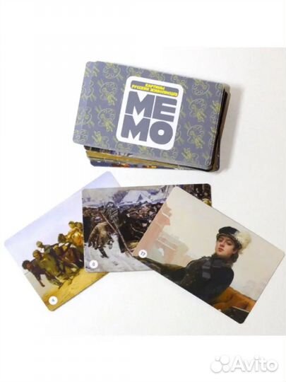 Настольная игра мемо 