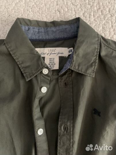 2 рубашки H&M 122