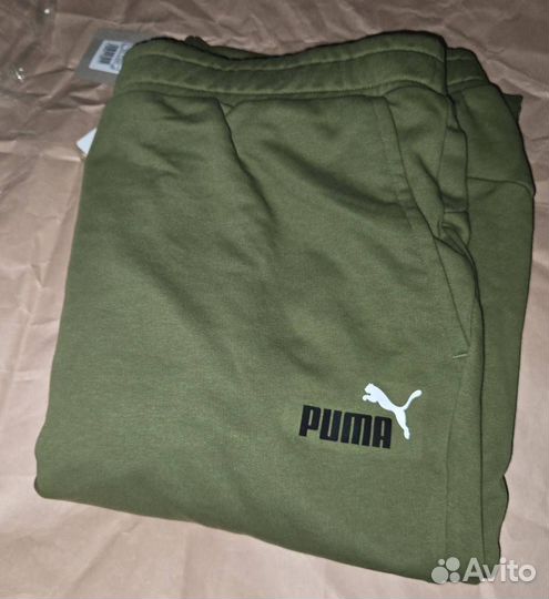 Штаны брюки спорт Puma ESS+ болотные р 2XL новые с