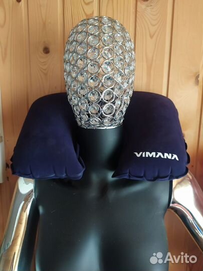 Надувной подголовник в дорогу, надувная подушка