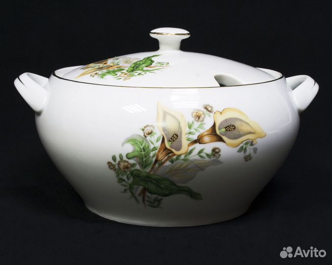 Набор Супница, блюдо 2 шт и три тарелки, Япония (5