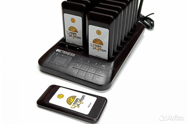 Комплект пейджеров для фудкорта, биперы