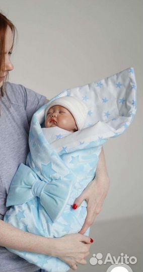 Конверт одеяло на выписку весна