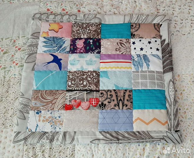 Лежак, подстилка, лоскутное одеяло