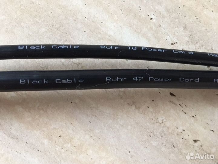 Силовые кабели Black Cable Ruhr 18 и Ruhr 47